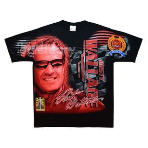 Vintage NASCAR All Over Print (AOP) T-Shirt [L] Rusty Wallace (#2) 2006 Y2K